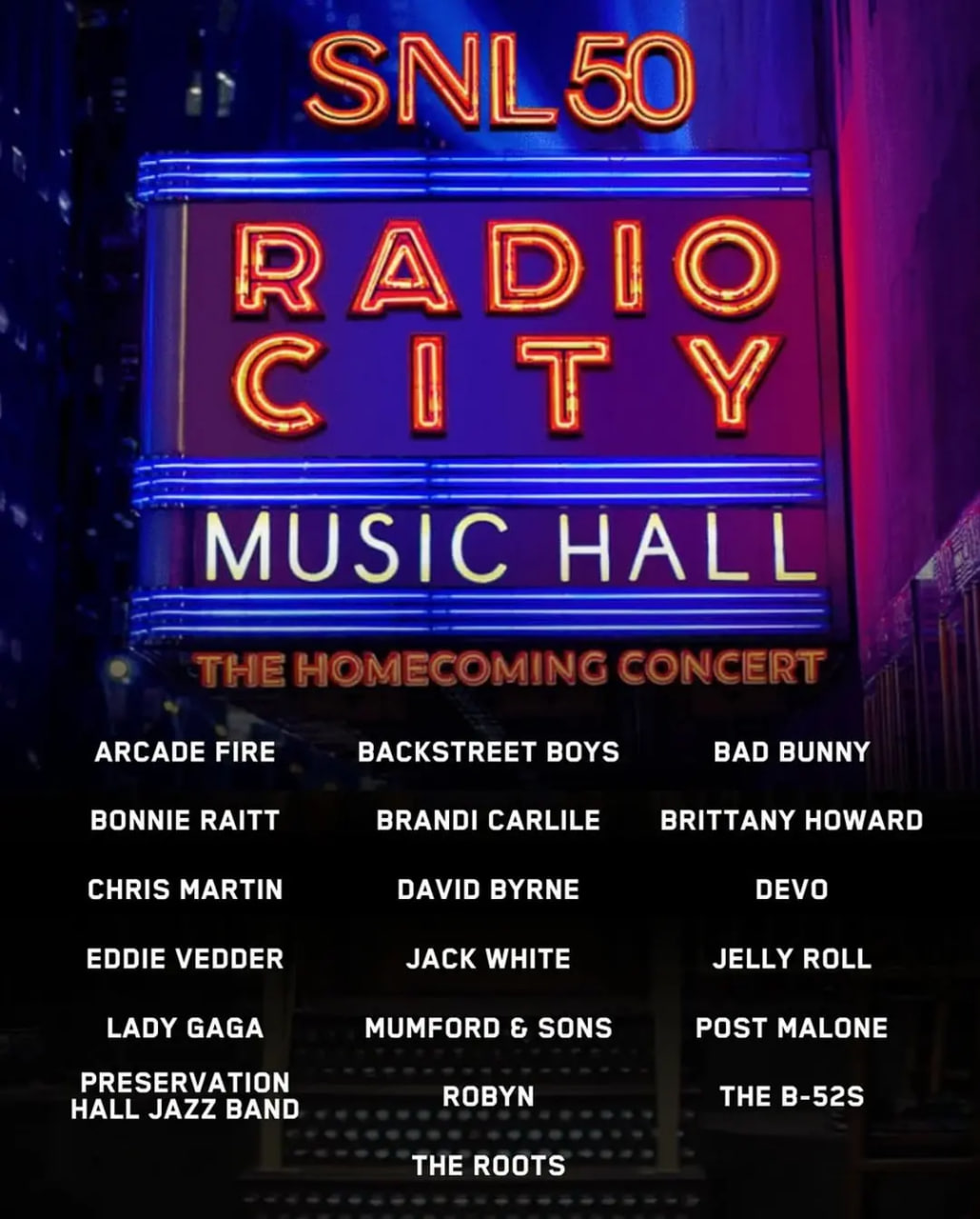 周六夜现场50周年演唱会(全集)